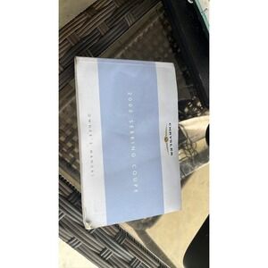 2005 Chrysler Sebring Coupe Owner's Manual